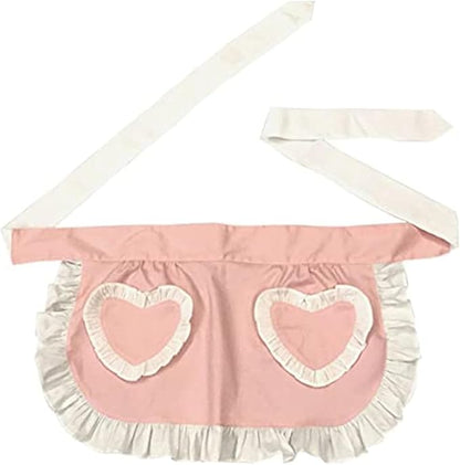 CRB Fashion Waist Apron Kitchen Cooking Restaurant Cotton Bistro Half Aprons by CBTRFashion