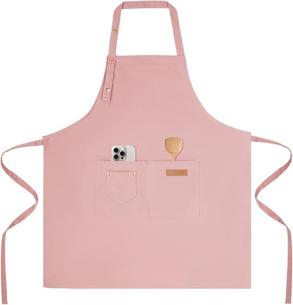 Tosewever Art Aprons for Women Painting Pottery Baking, Mens Buckle Straps by Tosewever
