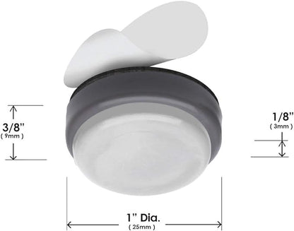 GorillaGlides CB253 1 Inch Chair Sliders/Furniture Glide Floor Protectors - Image 6