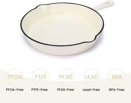 QuliMetal Enameled Cast Iron Cookware Set, 5-Piece – 2.3QT Dutch Oven, 4.7QT - Image 2
