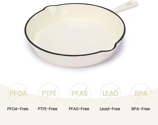 QuliMetal Enameled Cast Iron Cookware Set, 5-Piece – 2.3QT Dutch Oven, 4.7QT - Image 2