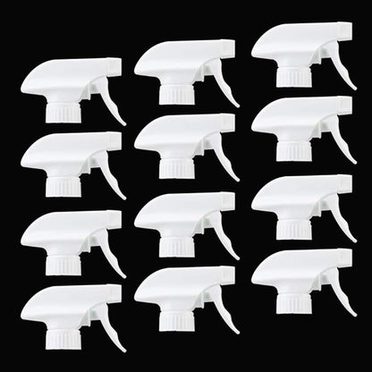 AMORIX 12PCS Trigger Sprayer White Spray Top Heavy Duty Replacement Nozzles by AMORIX