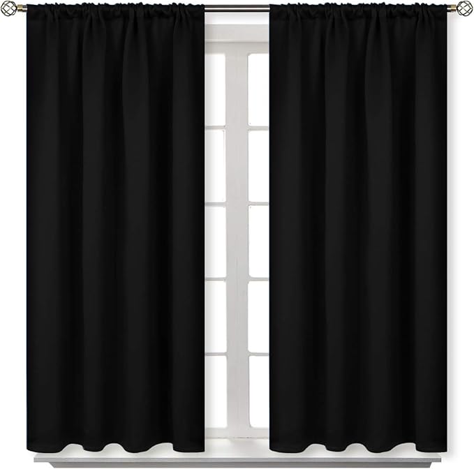 BGment Black Out Curtains 54 Inches Length by BGment