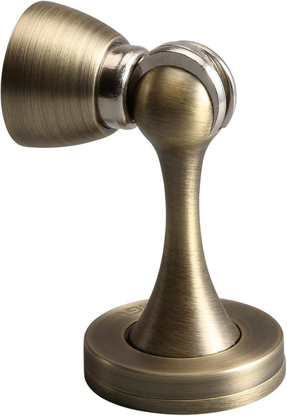 YAGU Door Stopper 1 Pack Magnetic, Zinc Alloy Brushed Bronze Door Stops Catch by YAGU