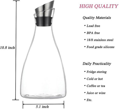 50 Ounces Borosilicate Glass Carafe - Image 3