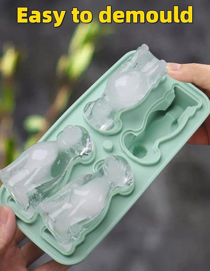 Cute 3D Labrador Dog Silicone Ice Cube Tray Mold Cartoon Animal Ice Box BPA-Free - Image 4