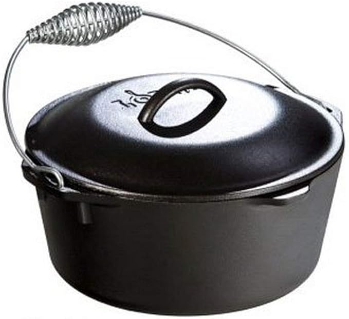Lodge 5 Quart Pre-Seasoned Cast Iron Dutch Oven by Lodge