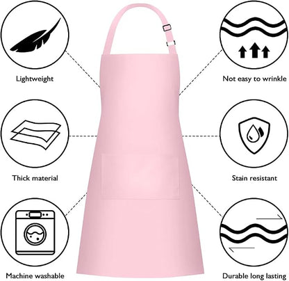 Jubatus 2 Pack 100% Cotton Aprons - Image 6