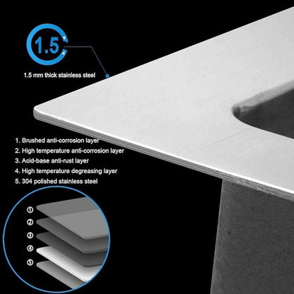 36 Farmhouse Sink Stainless Steel - Lordear 36 inch Kitchen Sink Double Bowl 50/50 Stainless Steel 16 Gauge Apron