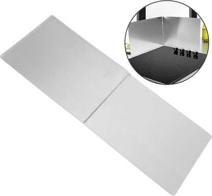 Kichvoe Stainless Steel Oil Splash Baffle 31.49X11.81 Inch Foldable Stove - Image 6