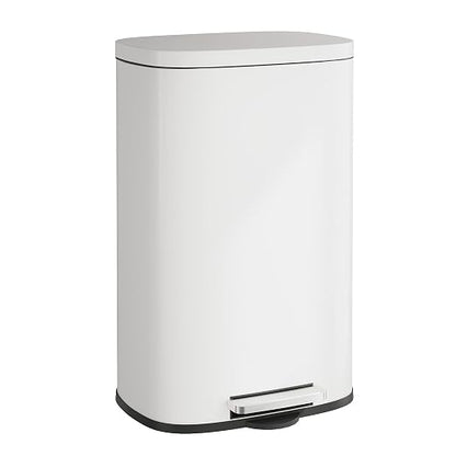 WLIVE 13 Gallon Stainless Steel Trash Can by WLIVE