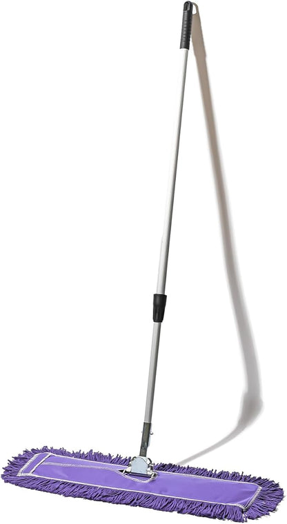 24 Inch Purple Commercial Dust Mop & Floor Sweeper - Image 9