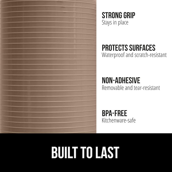 GORILLA GRIP DuraGuard Shelf Liner, 17.5x20 Non-Adhesive Cabinet Liners - Image 2