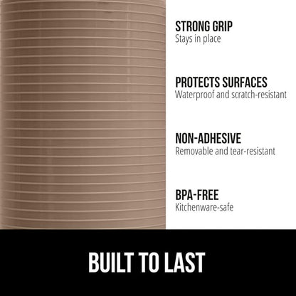 GORILLA GRIP DuraGuard Shelf Liner, 17.5x20 Non-Adhesive Cabinet Liners - Image 2