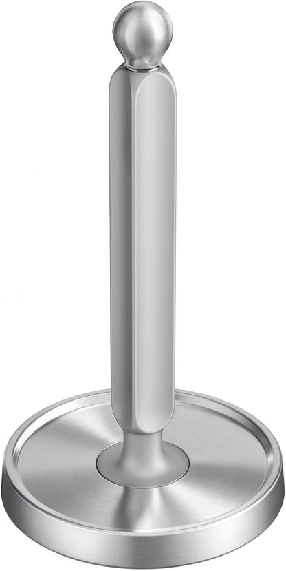 theaoo Paper Towel Holder Countertop, One-Handed Tear Paper Towel Stand by theaoo