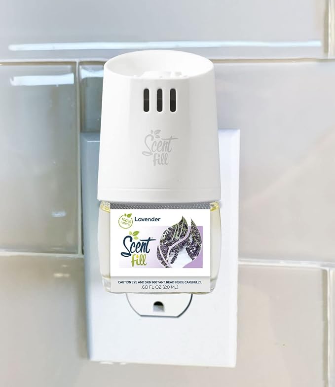 Scent Fill 100% Natural Lavender Plug in Air Freshener, Scented Oil Refills - Image 3