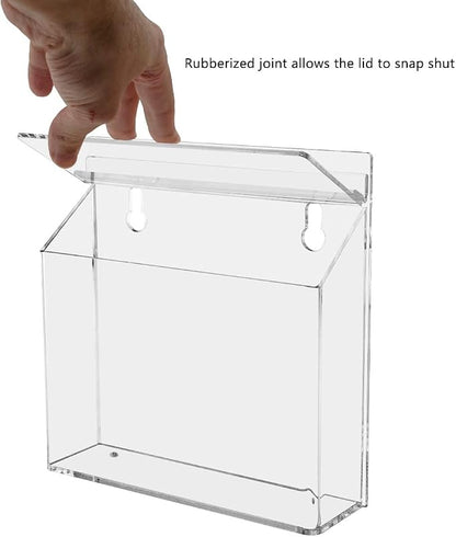 Marketing Holders Outdoor Brochure Holder Holds 7.5” x 5.5” Postcards Wall - Image 5
