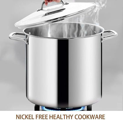 HOMICHEF 16 Quart LARGE Stock Pot - Image 3