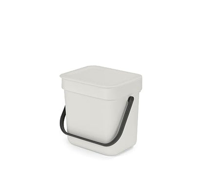 Brabantia Sort & Go Food Trash Can Small Countertop Kitchen Compost Caddy by BrabantiaUSA