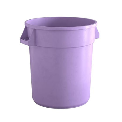 20 Gallon Purple Round Commercial Trash Can by Krollen+Industrial