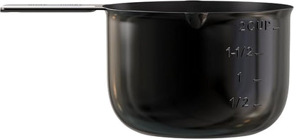 Color Up 2 Cup Measuring Cup, 480ml Black Stainless Steel Metal Measuring Scoop - Image 7