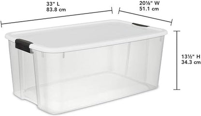 Sterilite 4-Pack Ultra Latching Box, Storage Bins - Image 2