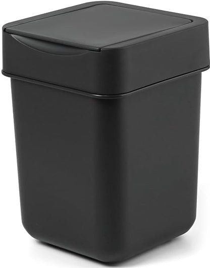 carrotez Mini Trash Can, Coffee Bar, Countertop, 2 Liter/ 0.5 Gallon, Mini by Carrotez