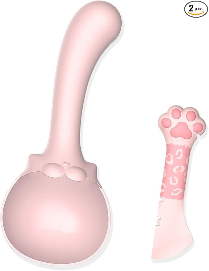 Multifunctional Pet Food Scoop and Spatula Set Pet Dry Food Scooper + Cat Wet by TheconnectionbetweenAnimalandusitsMEOWWOOF