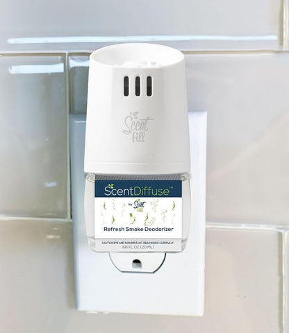Scent Fill Refresh Smoke Deodorizer Plug in Air Freshener, 4 Scented Oil Refills - Image 2
