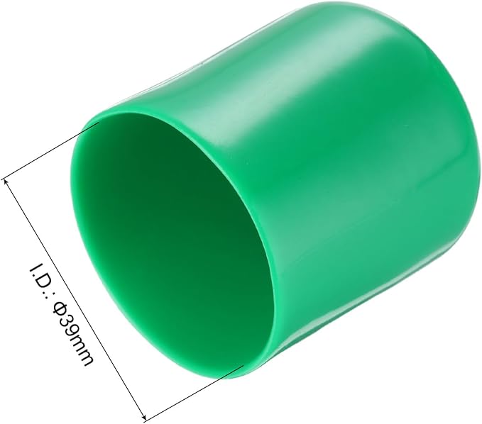 uxcell 20pcs Rubber End Caps 39mm ID Vinyl PVC Round Tube Bolt Cap Cover Screw - Image 3