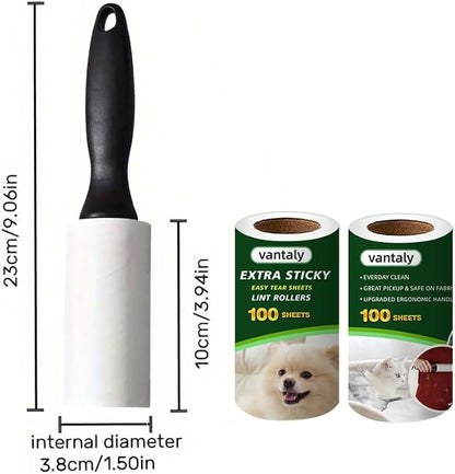 Lint Rollers for Pet Hair Extra Sticky, 600 Sheets Value Set Lint Roller - Image 7