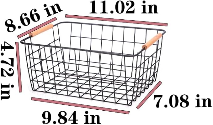 Metal Wire Food Storage Basket Organizer - Image 3