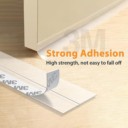 28.9 Ft Door Weather Stripping Door Seal Strip Tape, Silicone Door Draft Stopper - Image 4