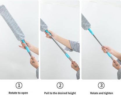 Saker Plus Retractable Gap Dust Cleaning Artifact, Saker Plus Flat Duster - Image 6