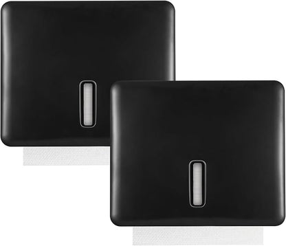 2-Pack Multifold Paper Towel Dispenser Wall Mount – Large Capacity C-Fold by Stardrix