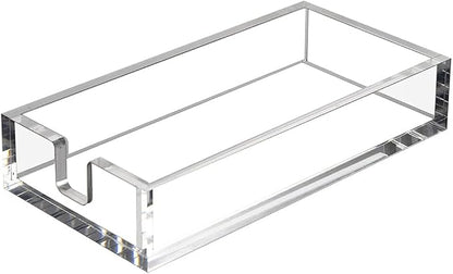 HIIMIEI Acrylic Napkin Holder for Bathroom, Acrylic Guest Towel Holder by HIIMIEI
