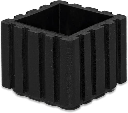 Flyshop Anti-Skid Non-Marking Synthetic Rubbr Patio Chair Table Leg Caps Square - Image 2
