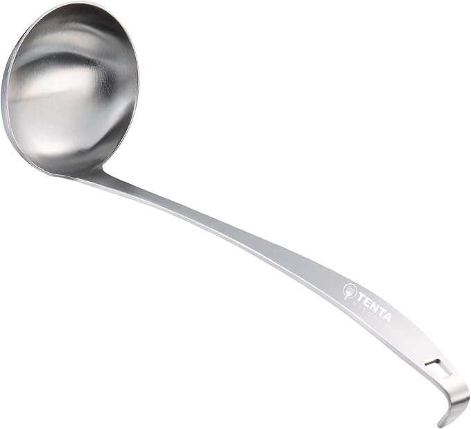 Tenta Kitchen 3oz/85ml Stainless Steel Small Soup Ladle Spoon Stainless Steel by TENTA+KITCHEN