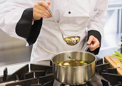 Winco Heavy-Duty Stainless Steel Sauce Pan - Image 8