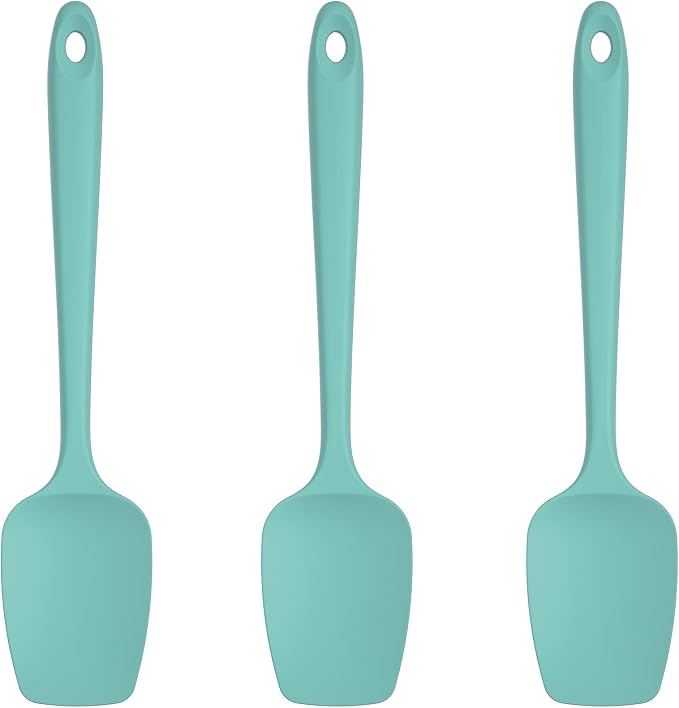 U-Taste Silicone Spoon Spatula Set, 600ºF High Heat Resistant Food Grade by U-Taste