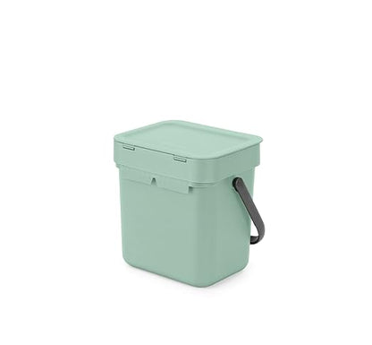Brabantia Sort & Go Food Trash Can Small Countertop Kitchen Compost Caddy - Image 5