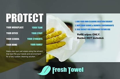 Fresh Towel Mix-N-Wipe Dry Wipes Refill - Image 4
