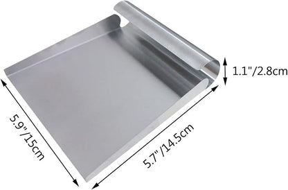 Stainless Steel Food Scooper, Food Mover, Food shovel Spatula, Cutting-board - Image 3
