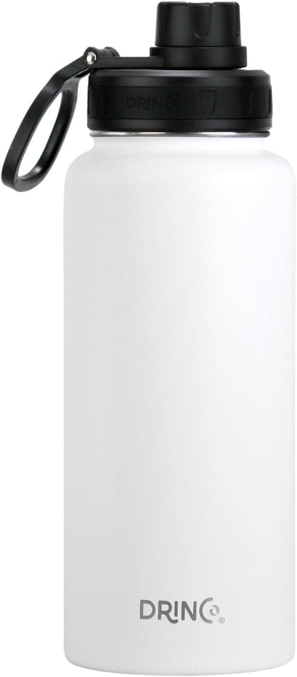 DRINCO Stainless Steel Water Bottle Spout Lid Vacuum Insulated Double Wall by Drinco
