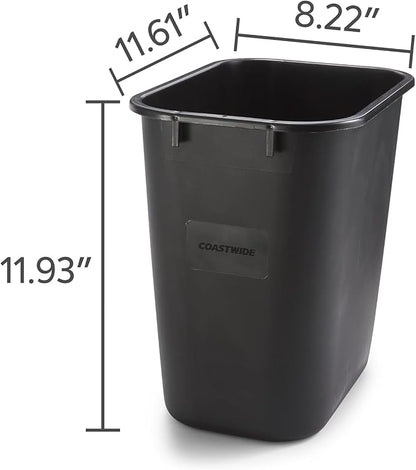 COASTWIDE Professional™ Indoor Trash Can Without Lid, 3.5 Gallon - Image 4