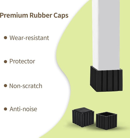 Flyshop Anti-Skid Non-Marking Synthetic Rubber Patio Chair Table Leg Caps - Image 6