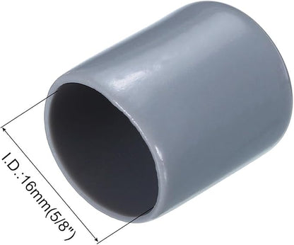 uxcell 20pcs Rubber End Caps 16mm ID Vinyl PVC Round Tube Bolt Cap Cover Screw - Image 3