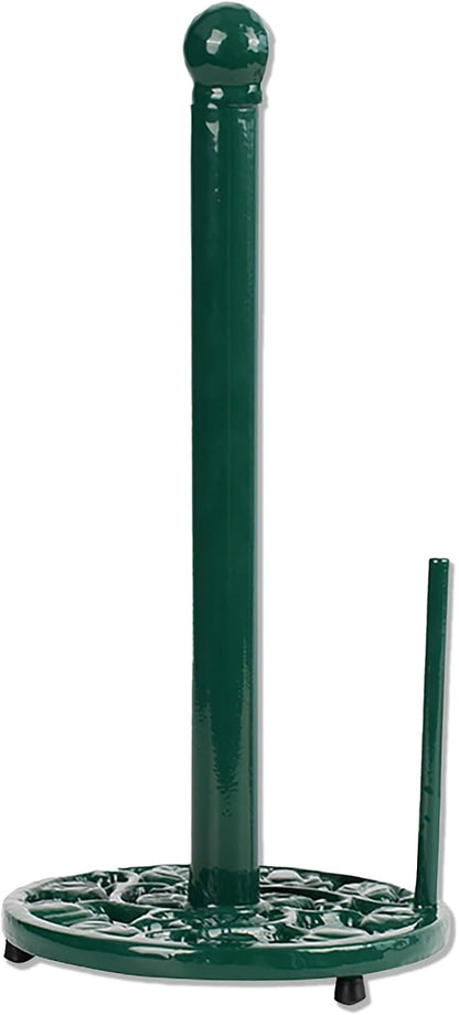 Green Cast Iron Paper Towel Holder by Minluful