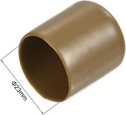 uxcell 20pcs Rubber End Caps 23mm ID Vinyl PVC Round Tube Bolt Cap Cover Screw - Image 3