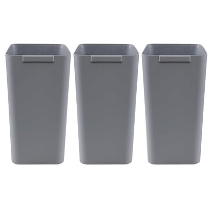 Zopnny Plastic Trash Can Wastebasket, Waste Bin, 4.5 Gallon, 3 Pack - Image 7